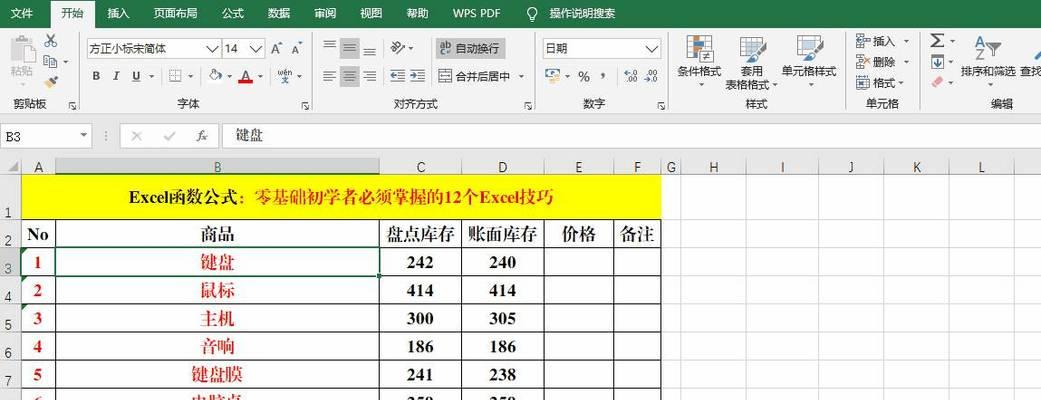 探索Excel表格中数字前加负号的应用之道（解密负号的妙用，为数字赋予全新含义）