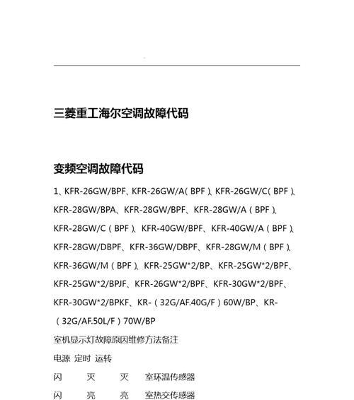 三菱空调P81故障的原因及解决方法（了解P81故障的意义）